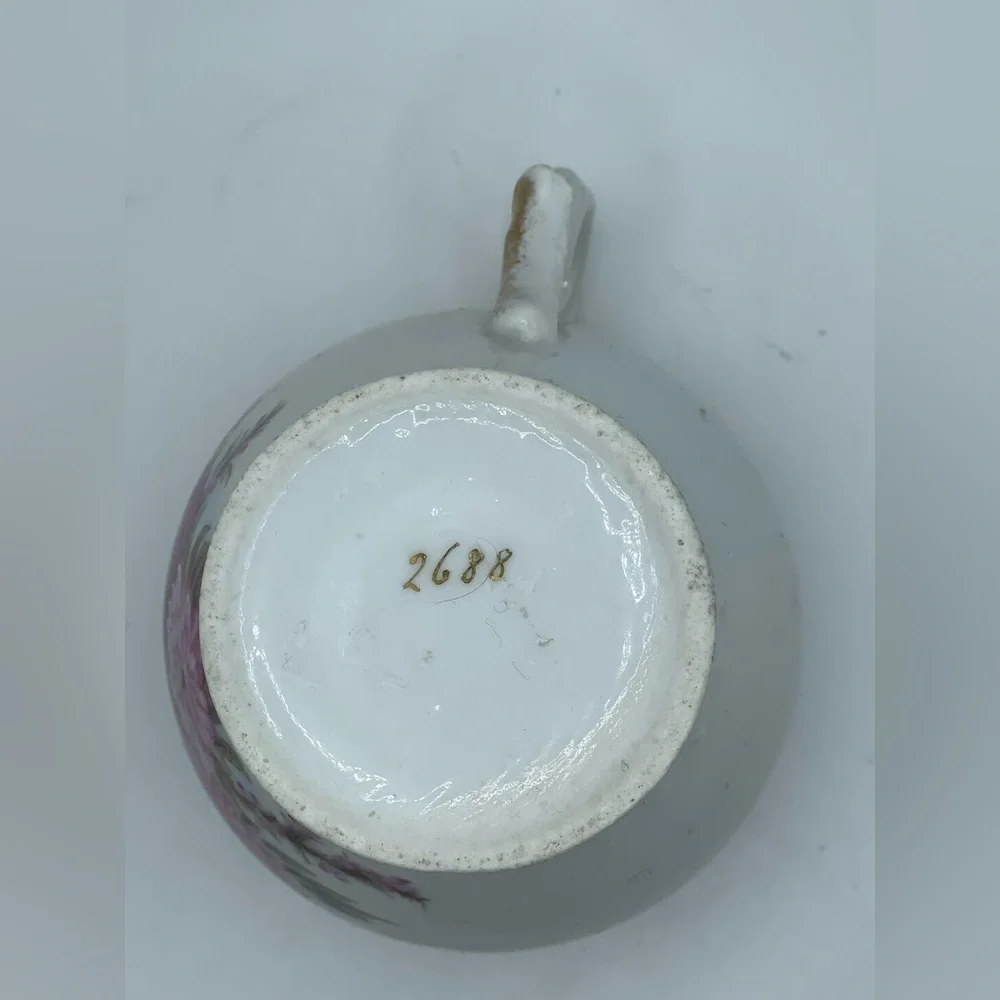 Vintage Porcelain Creamer - Tiny (3” Tall!) - Picture 5 of 5